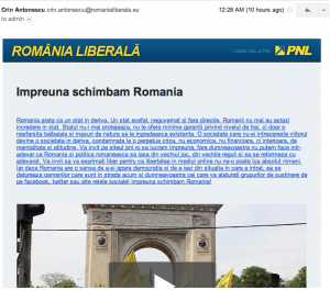 M-a căutat Crin Antonescu