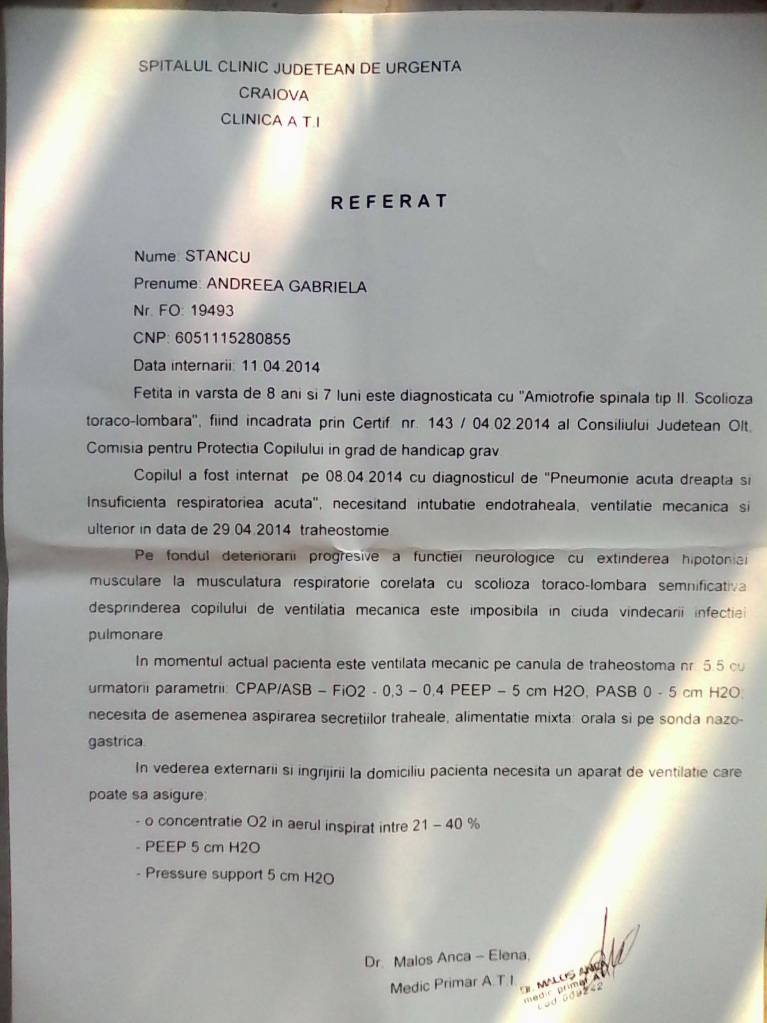 Handicap din 12 în 12 luni