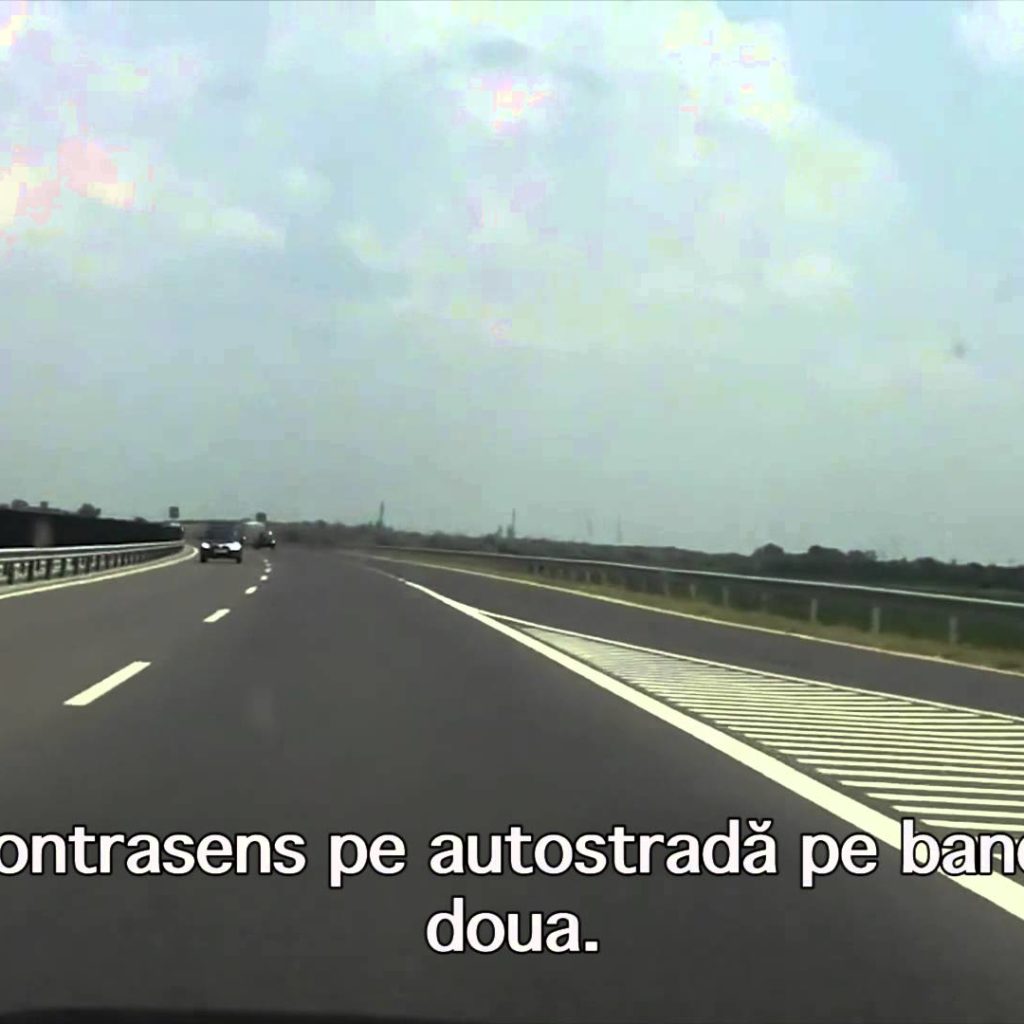 pe contrasens pe autostrada