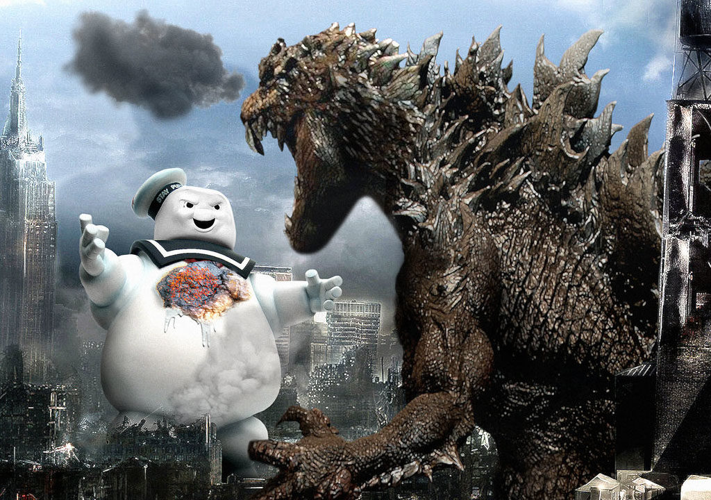 Stay Puft Marshmallow Man versus Godzilla