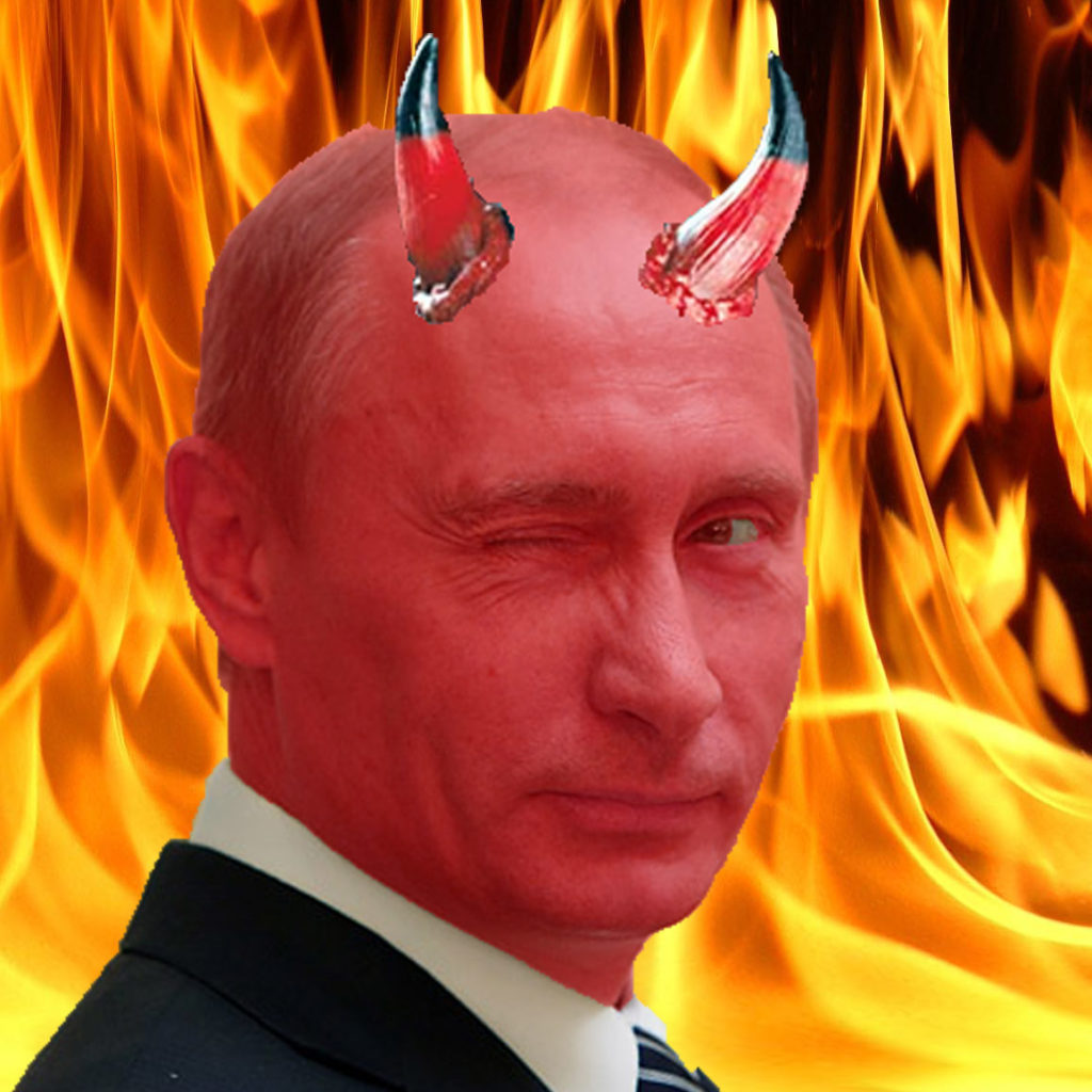 Putin as devil