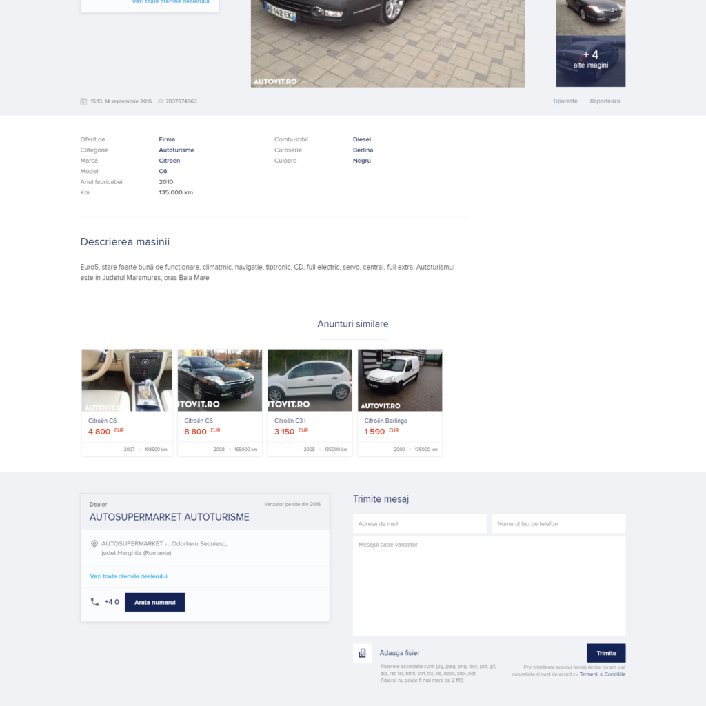 screencapture autovit ro anunt citron c6 ID7GiCNd html 1474368568842