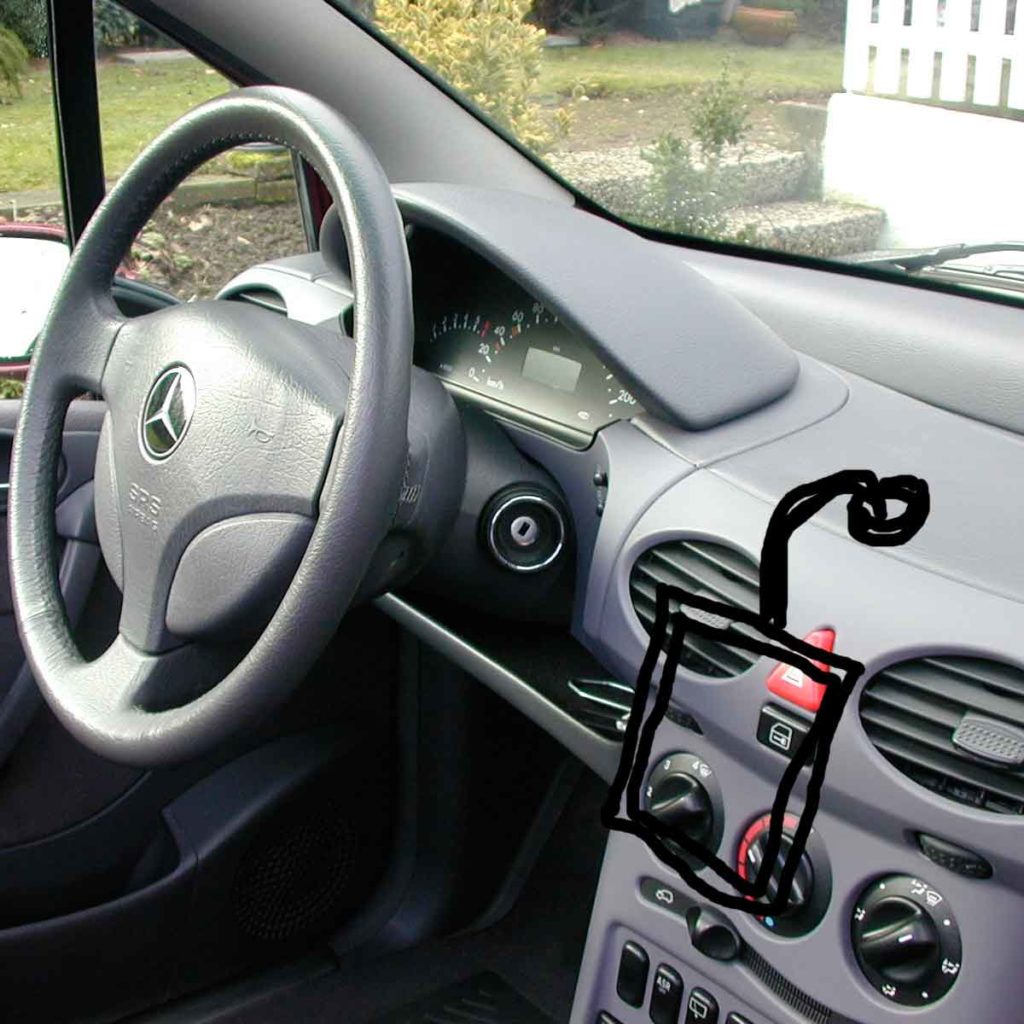 Mercedes Clasa A interior