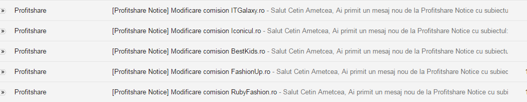 modificare comisioane