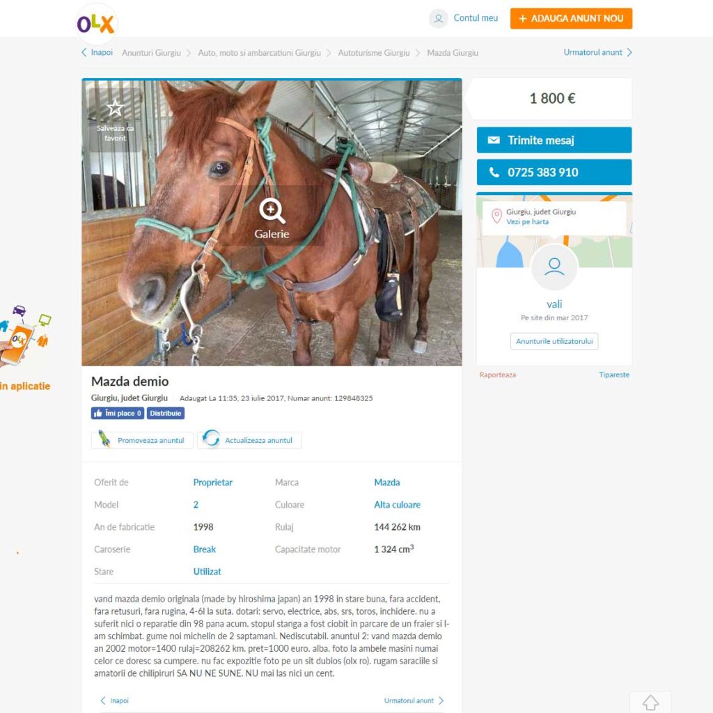 romani pe olx