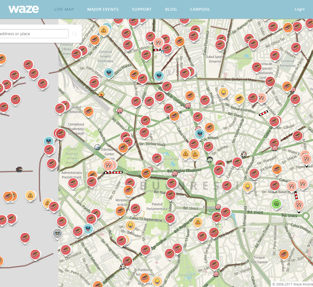 waze bucuresti