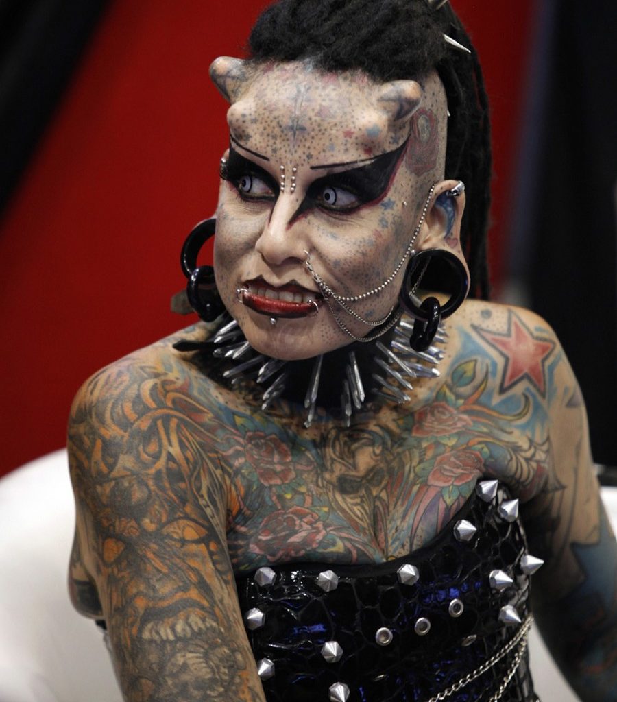 Mexican tattoo artist Maria Jose Cristerna