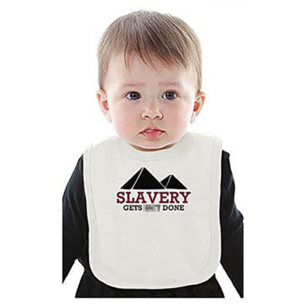 slavery baby shirt