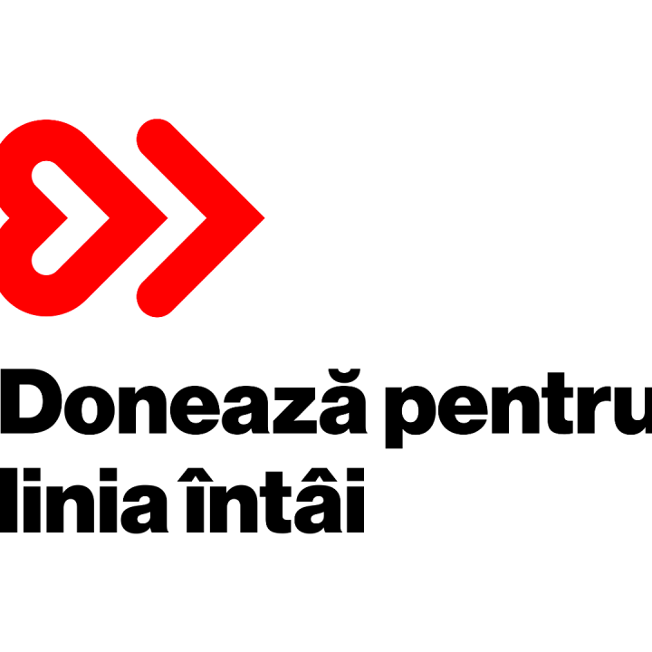 logo doneaza pentru linia intai