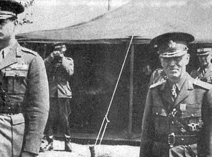 regele mihai si ion antonescu pe frontul de est