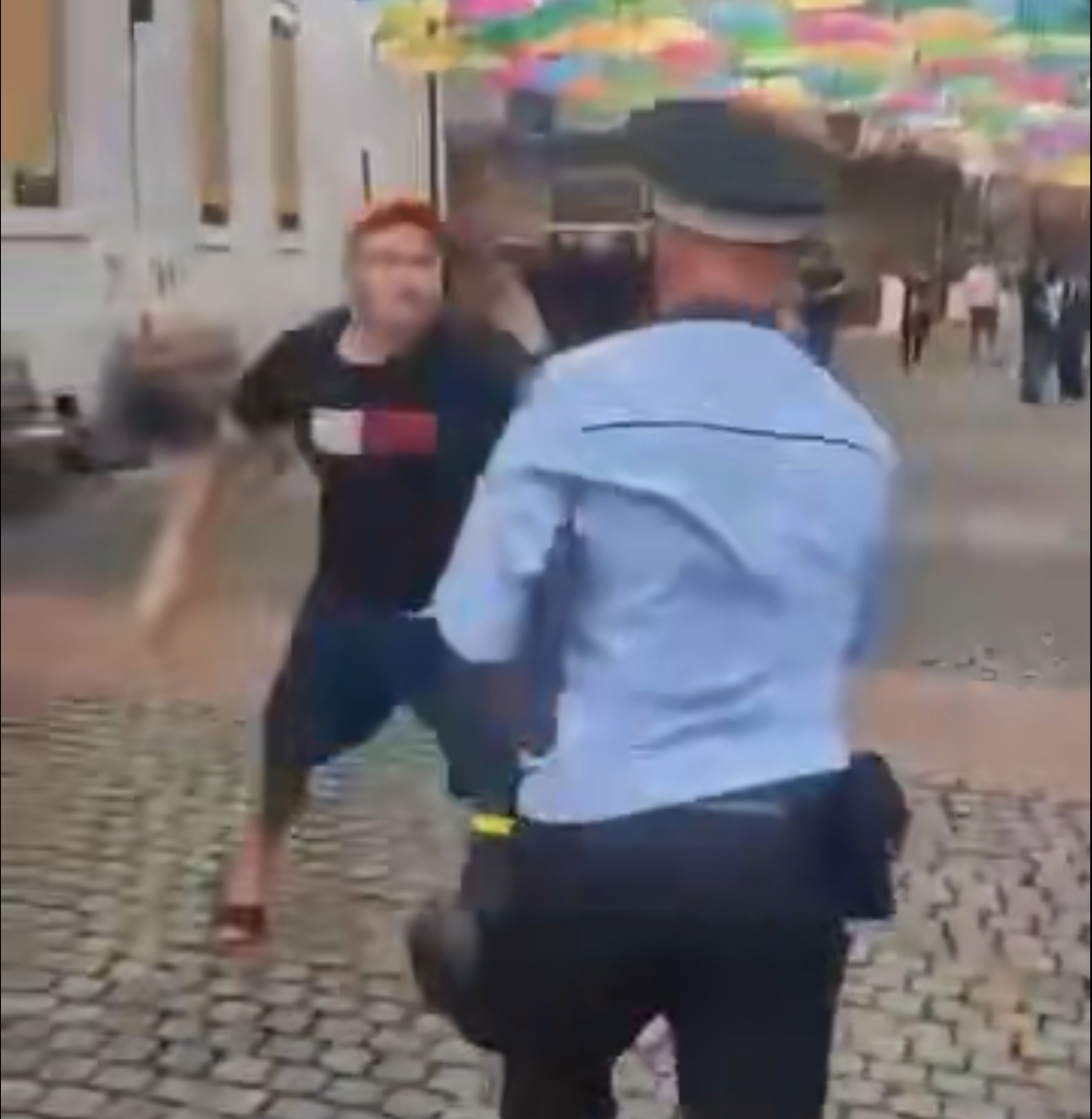 Poliția română, la post