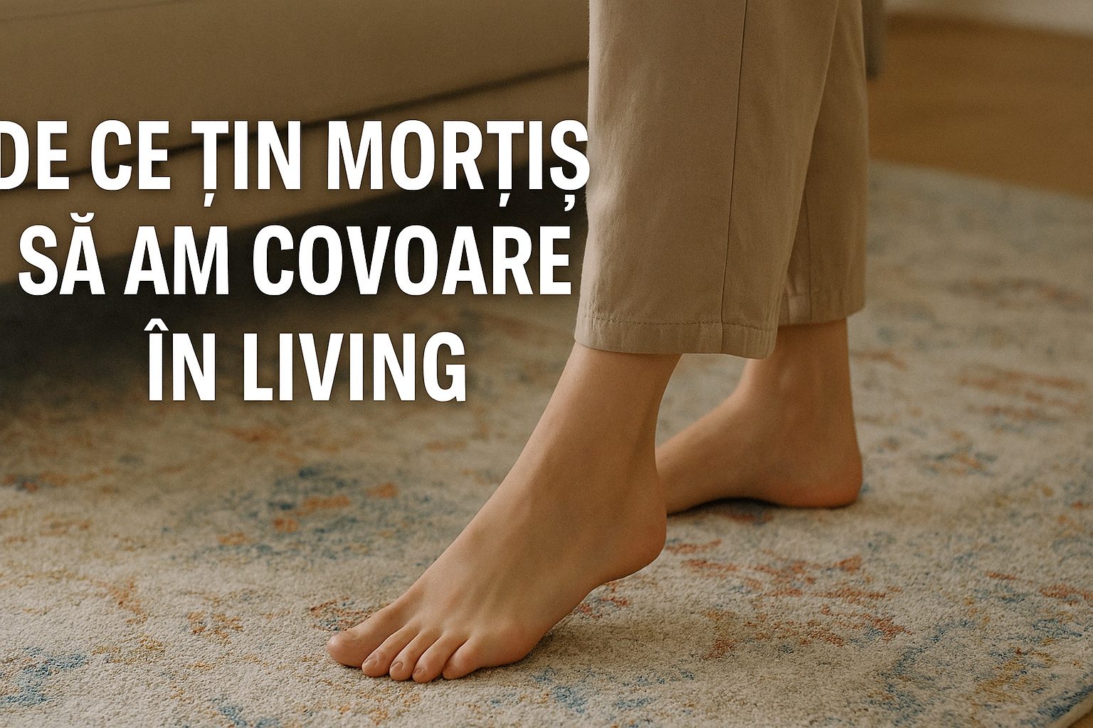 🔹 De ce țin morțiș să am covoare în casă