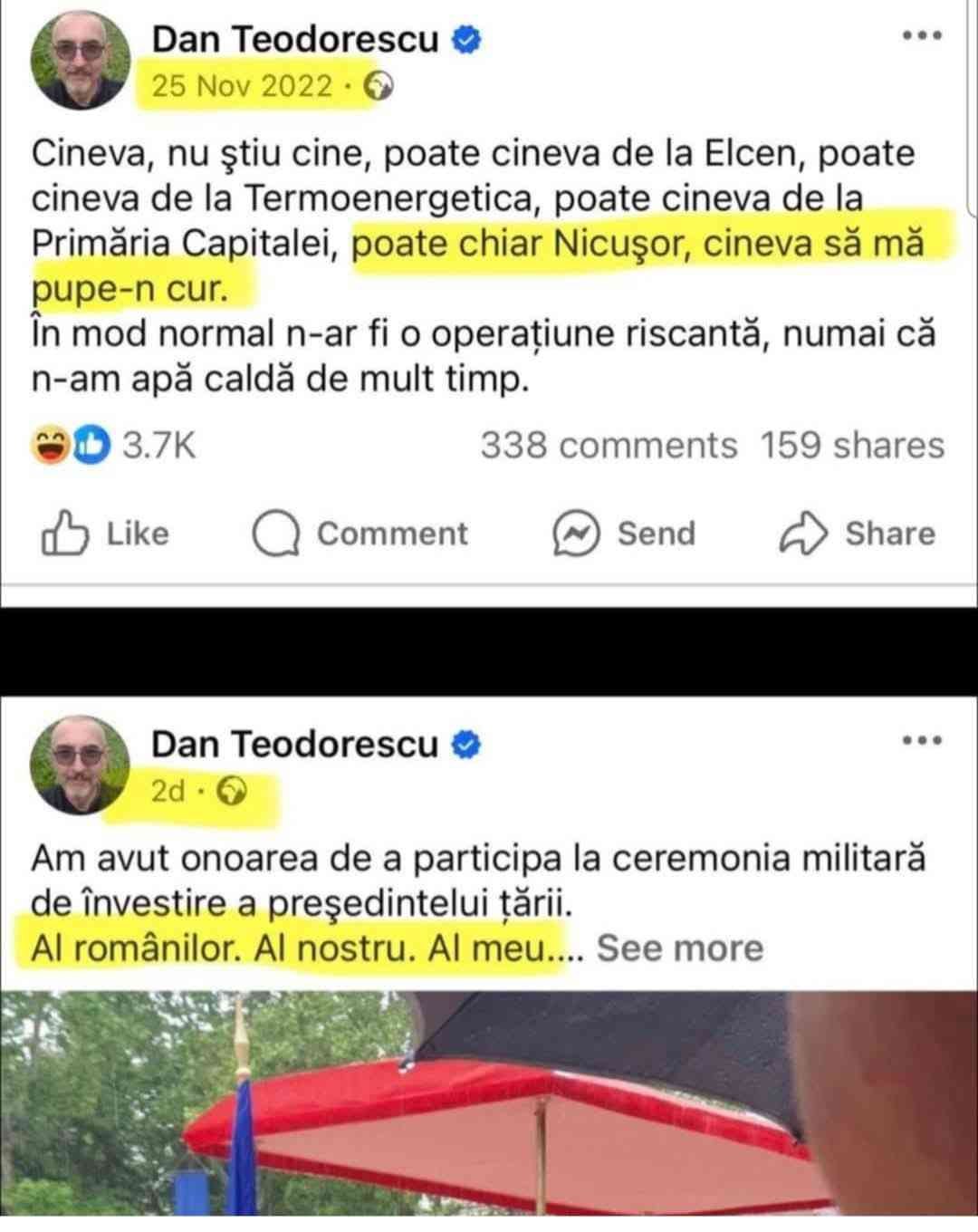 Dan Teodorescu și dulcele sărut anal