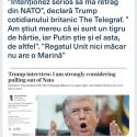 Trump ar vrea sa retraga USA din Nato