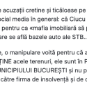 Ciucu a băgat STB în insolvență